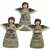 Tři strážní andělé 10 cm – sada srdce, přátelství a ochrana