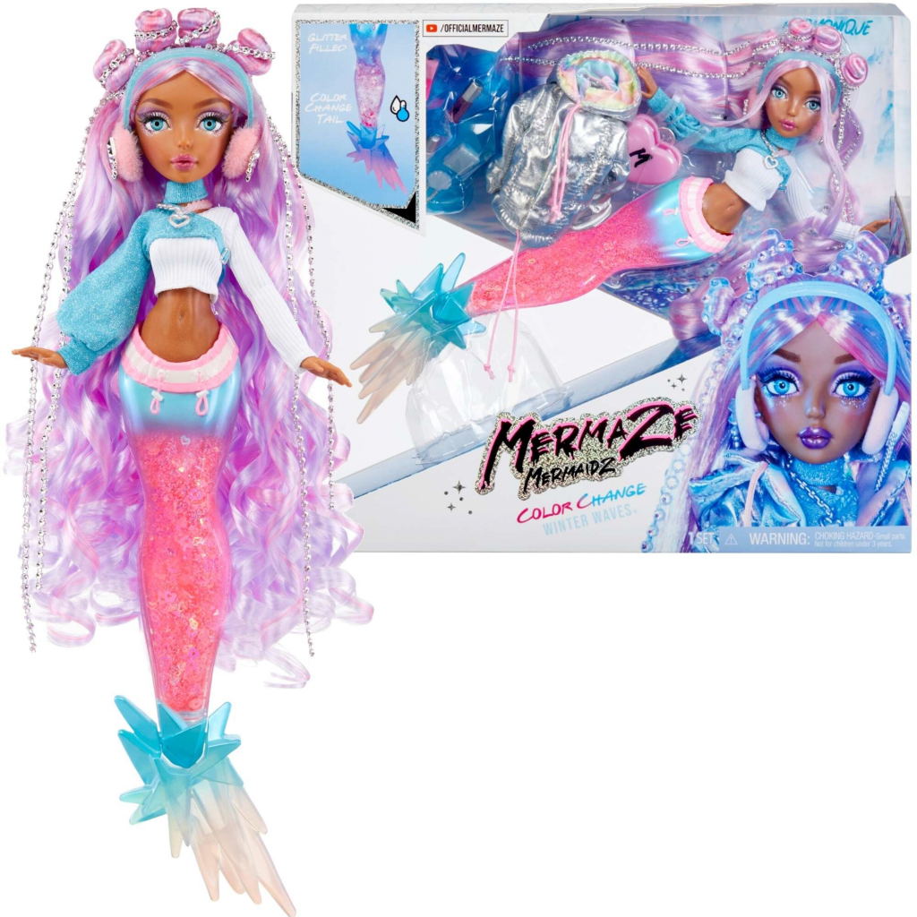 MGA Entertainment Mermaze Mermaidz Winter Waves Harmonique Doll