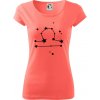 Súhvezdie - Libra - Váhy - Dámske tričko Pure - 3XL ( Korálová )