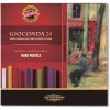 Krieda olejová KOH-I-NOOR GIOCONDA farebná, sada 24 ks, 7x7 mm, tvrdá