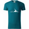 EKG kajak - Tričko z organickej bavlny - 3XL ( Petrolejová )