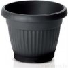 Prosperplast DCE20 Terra kvetináč guľatý 20cm antracyt