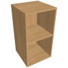Office Pro Hobis skriňa policová otvorená - D 2 40, dub