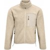SOL´S FURY / Unisex chlpatá fleecová bunda s prsným vreckom - shear beige/beige XXXL