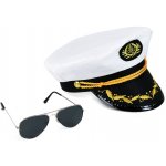 RAPPA Sada kapitán čiapka s okuliarmi pre