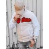 pánska mikina ecru na zips bx5432