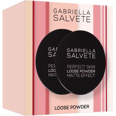 Gabriella Salvete Perfect Skin 01 zmatňujúci púder 6,5 g + 02 zmatňujúci púder 6,5 g darčeková sada