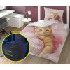 DETEXPOL Obliečky Mačiatko Little Princess svietiace Bavlna, 140/200, 70/80 cm
