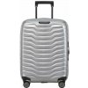 Samsonite PROXIS SPINNER 55/20 EXP s USB portom, 38/44 l- príručný rozšíriteľný kufor 55x40x20/23 cm 126035 - Silver - proxis 126035