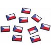 Nažehlovačka mini česká vlajka - viď foto (10 ks)