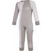 Little Angel Overal tenký DR lemy Outlast® Šedý melír/pruh bielošedý melír Veľ. 104