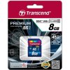 Karta TRANSCEND SDHC 8GB Premium, Class 10 UHS-I, 300X TS8GSDU1