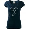 Barová chémia - pivo - Dámske tričko Pure - 3XL ( Tmavomodrá (veľmi tmavá - skoro čierna) )