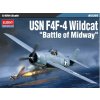 Academy Grumman F4F-4 Wildcat, US NAVY, Battle of Midway 1/48