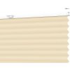 Plisé rolety LUX - látka Almond 11192 - BLACKOUT (zatemňujúca)
