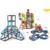 Smoby set preliezačka Multi-Activity Tower na šplhanie so šmykľavkou a pieskovisko Vario s plachtou a vodná dráha AquaPlay 840201-15
