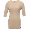 Dámske tričko s trojštvrťovým rukávom NAX NOVAKA béžová XS