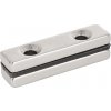 Neodymový tanierový magnet s otvormi na skrutky 40x10x5mm (2) (Geko G02423)