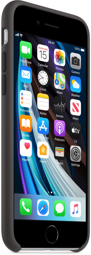 Apple iPhone SE Silicone Case - Black MXYH2ZM/A