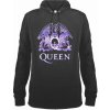 mikina s kapucňou AMPLIFIED Queen NEON SIGN Čierna