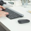 LOG Logitech 920-009204 klávesnica Obsahuje myš Univerzálne RF Wireless QWERTY US International Grafit