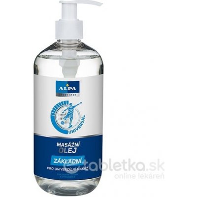 ALPA SportStar olej masážny základný 500 ml
