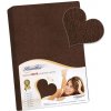 Bellatex froté plachta tmavo hnedá 180x200