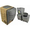 Nádoby koše na triedenie odpadu 3x25l Prosperplast Sortibox