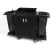 Vozeň pre izbové služby s dvierkami čierny HC341N-D, plast, 2 vaky 140 l, hmotnosť 54 kg KGHC341N-D