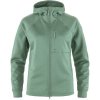 FJÄLLRÄVEN Abisko Grid Fleece Hoodie W Patina Green - L