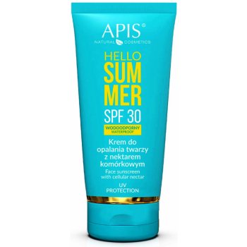 Apis Hello Summer SPF30 Waterproof Face Sunscreen with Cellular Nectar krém s kmeňovými bunkami 50 ml