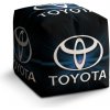 Sablio Taburet Kocka Toyota Blue Glow - 40x40x40 cm