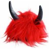 Parochňa čert červená s rohmi a vlasmi – vianoce 8590687655652