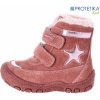 Protetika - zimné topánky s kožušinkou PULA old pink top akcia!-v ext. sklade