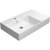 GSI - KUBE X keramické umývadlo 80x47cm, s odkladacou plochou vpravo, biela ExtraGlaze 9456111