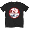 The Beatles tričko I Love The Beatles čierna