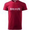 Karate postavy - Klasické pánske tričko vyššej gramáže - 2XL ( Marlboro červená )