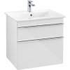 Villeroy & Boch Venticello - Umývadlová skrinka, 60x59x50 cm, 2 zásuvky, Glosy White A92401DH