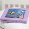 AMIDO EXQUISIT Detská napínacia plachta zo 100 % bavlny – jemný deluxe fialová Jersey 80x160 cm - možnosť úpravy rozmeru