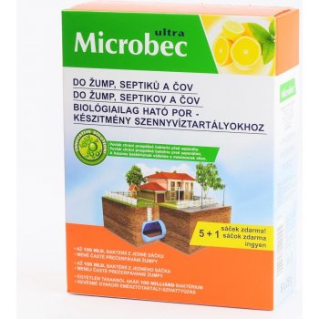 BROS Microbec do žúmp, septikov a ČOV 5 x 25g