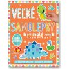 Dino ostrov - veľké samolepky pre malé ruky | autor neuvedený