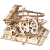 Robotime 3D drevené mechanické puzzle Kuličková dráha Marble Parkour 254 ks