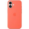 Apple iPhone 16 Silicone Case with MS - Tangerine MDGN4ZM/A
