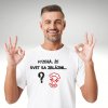 Vtipné tričko svet sa zbláznil p. Farba: Svetlomodrá, Veľkosť: XL