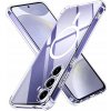 Techsuit – Shockproof Clear Silicone MagSafe priehľadné silikónové ochranné puzdro pre Samsung Galaxy S24 Plus – priehľadné