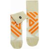 On Running ponožky Performance Mid Sock haze flame Velikost: 44-45