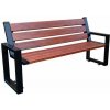 Fiemar Zahradní lavice s opěradlem FIEMAR-29-LNO 150cm Smrk masiv