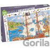 DJECO Observation Piráti 100 dielov