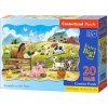 CASTORLAND Puzzle Zvířátka na farmě MAXI 20 dílků