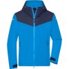 James & Nicholson Bunda JN 1180, softshellová, outdoorová, pánská COT021180zb202-bright blue M Modrá jasná/navy